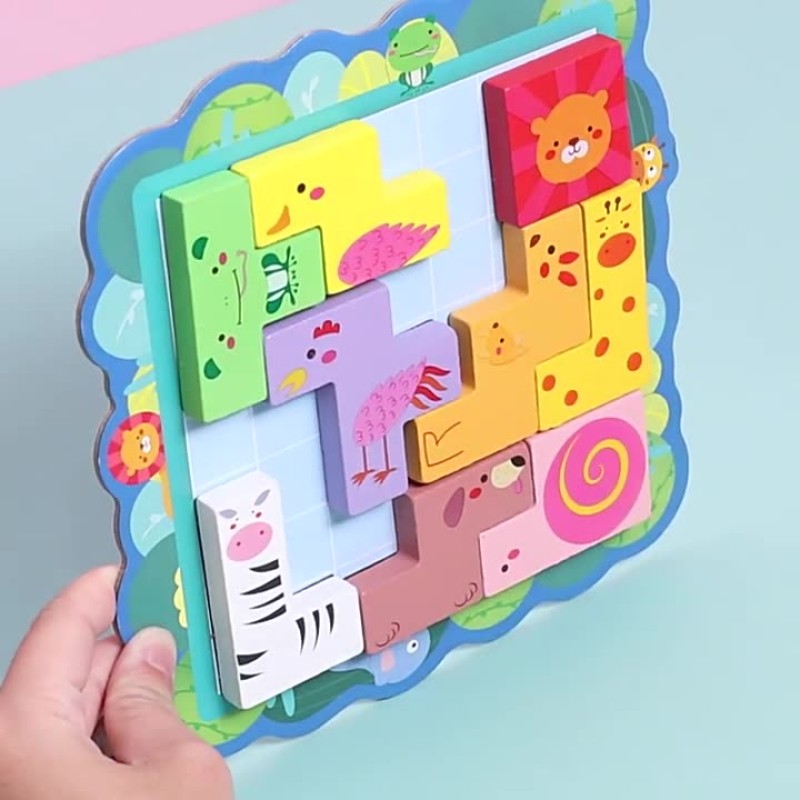 Magnetic Puzzle - Animal Geometric Jigsaw