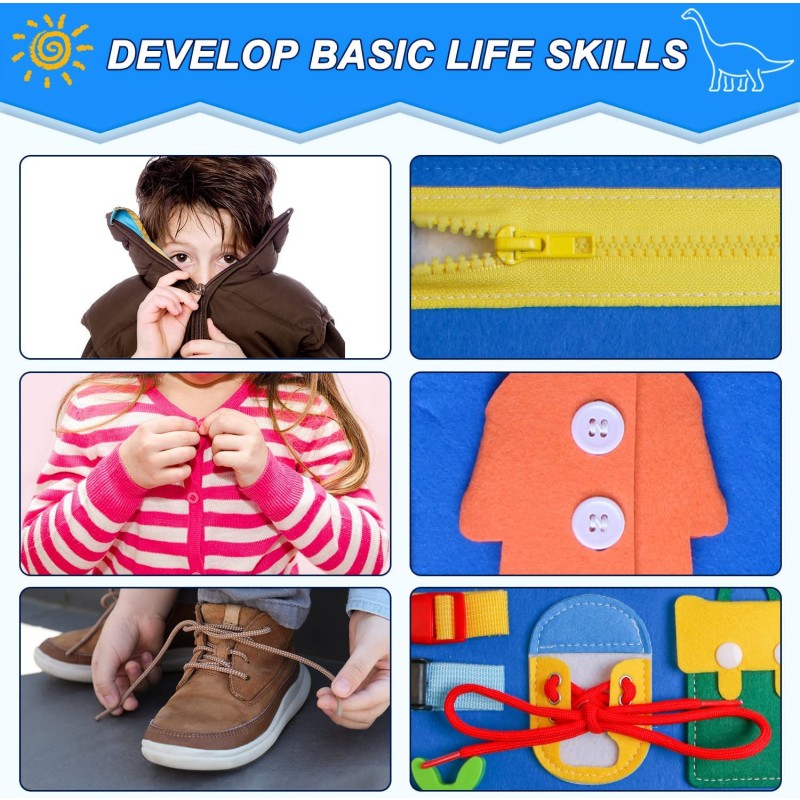 Sensory Learning Board - Montessori Toddler Toys