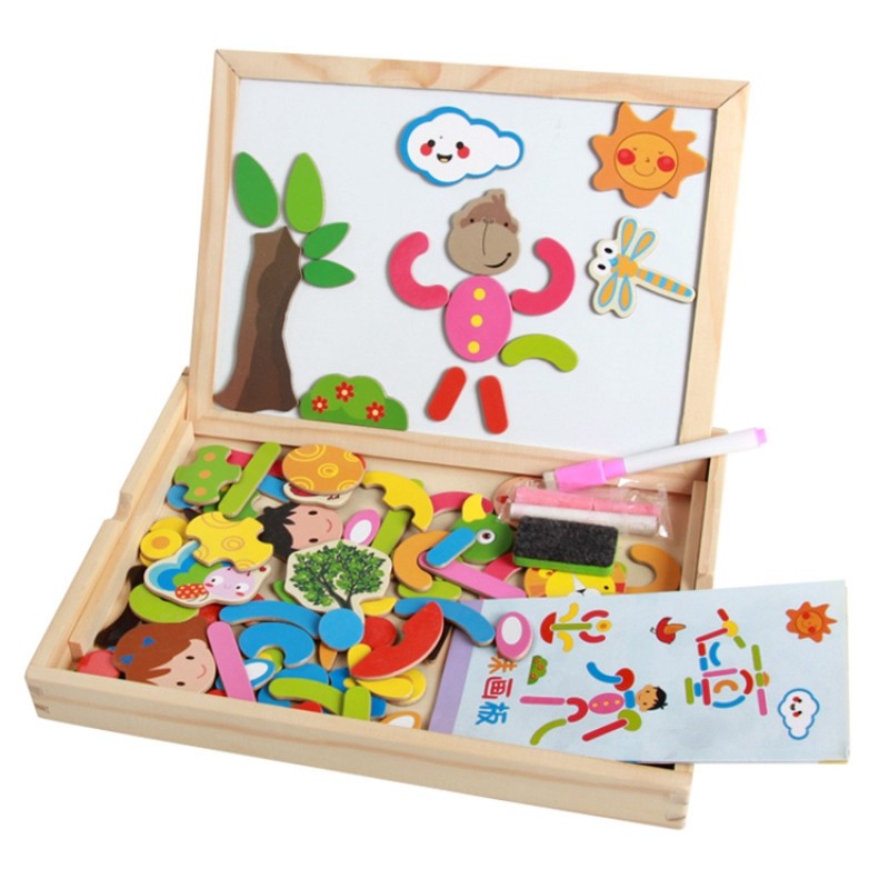 Magnetic Drawing Board - Double Side Animal