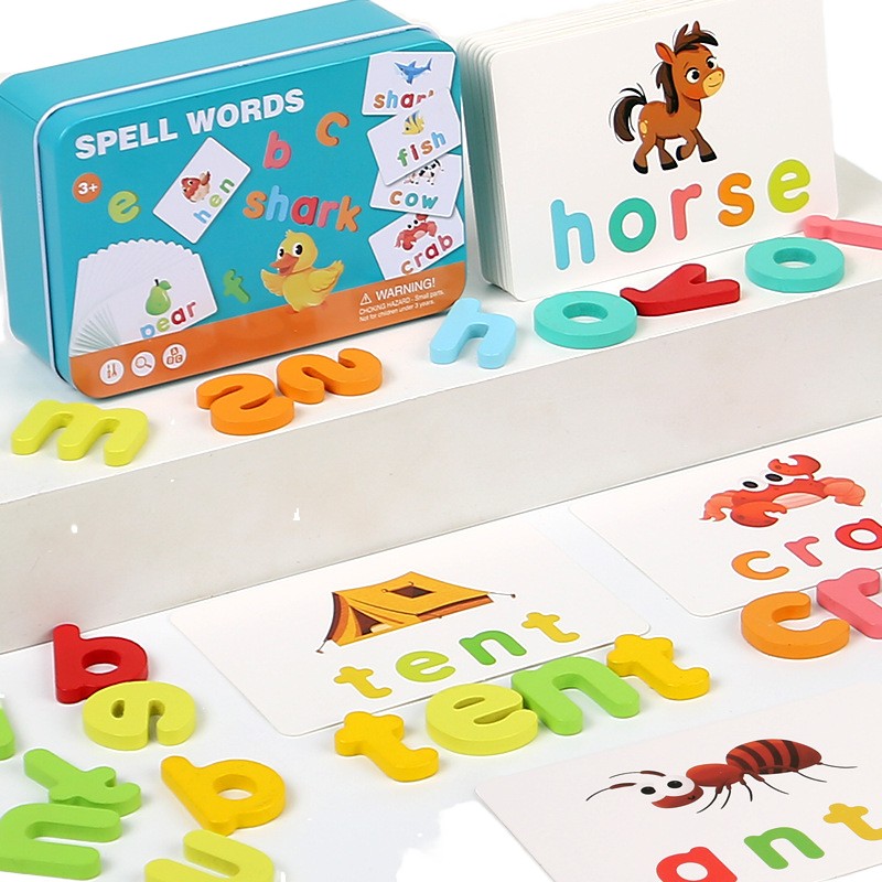 Animal Blocks - 3D Wooden English Number