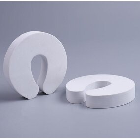 Baby Door Stop - White Foam Safety