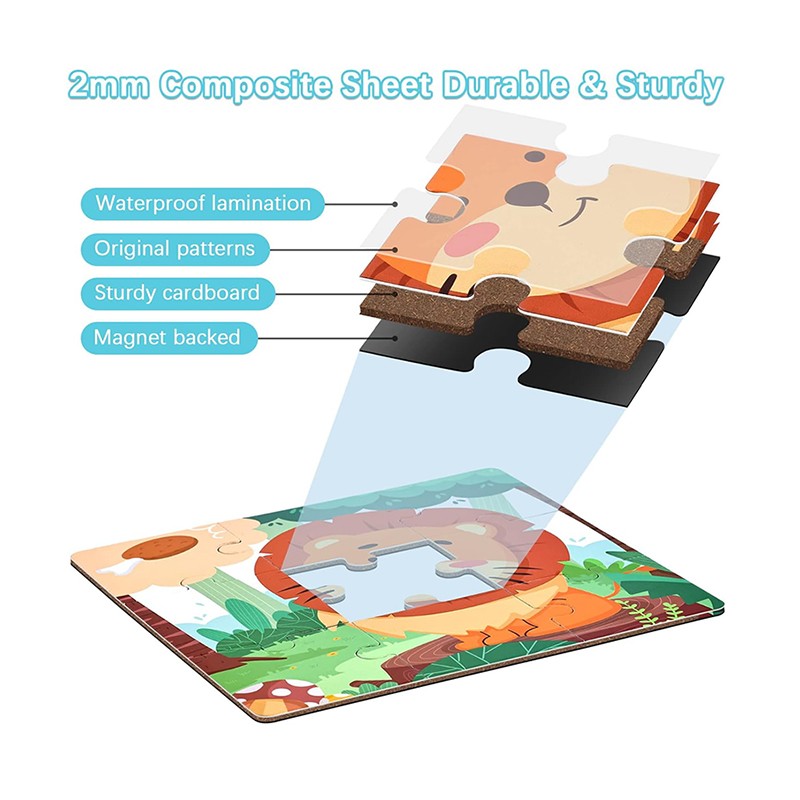 Magnetic Puzzle - Traffic Animal Jigsaw