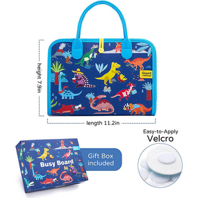 Felt Busy Board - Wooden Sensory Activity