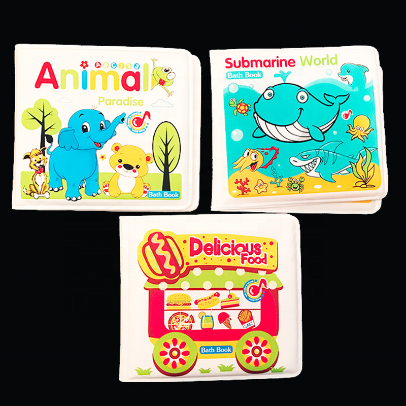 Bath Crinkle Book - Waterproof Cloth Books