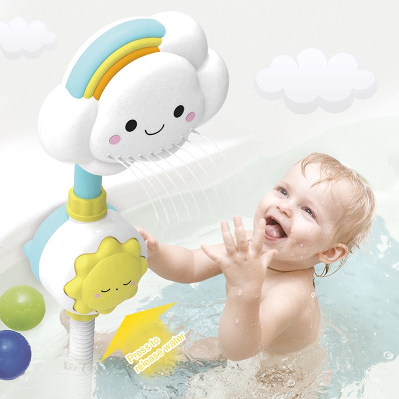 Rainbow Shower Toy - Adjustable Water Proof Game