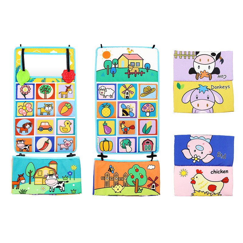 Black White Toy - High Contrast Tummy Time