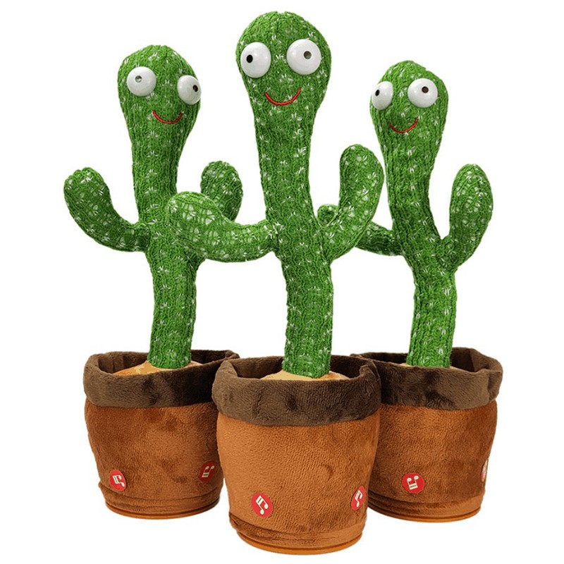 Dancing Cactus Toy - Electronic Shake Plush