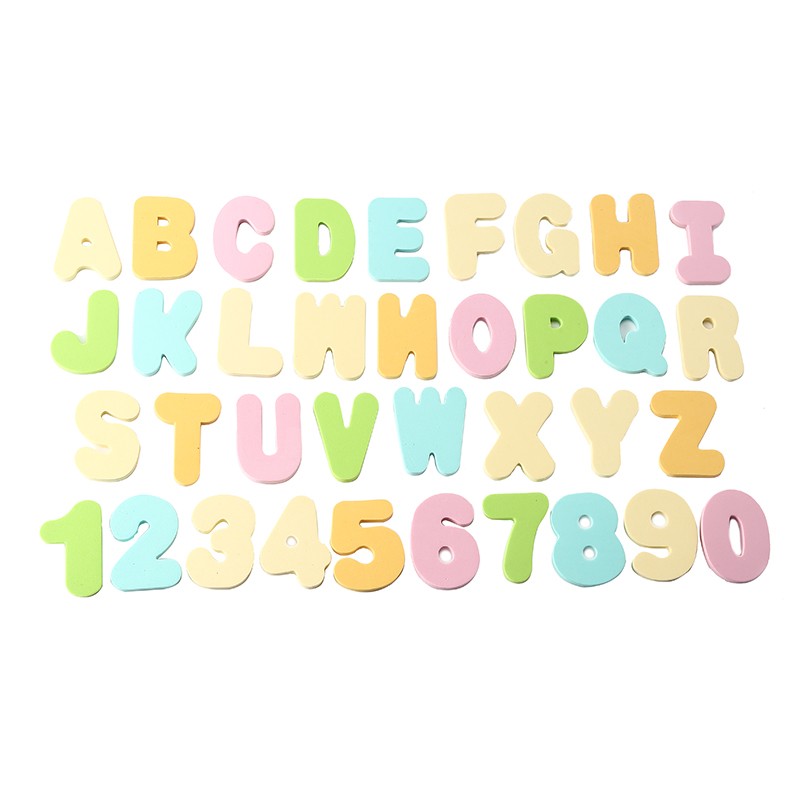 Eva Foam Stickers - Cartoon Bath Toy Alphabet