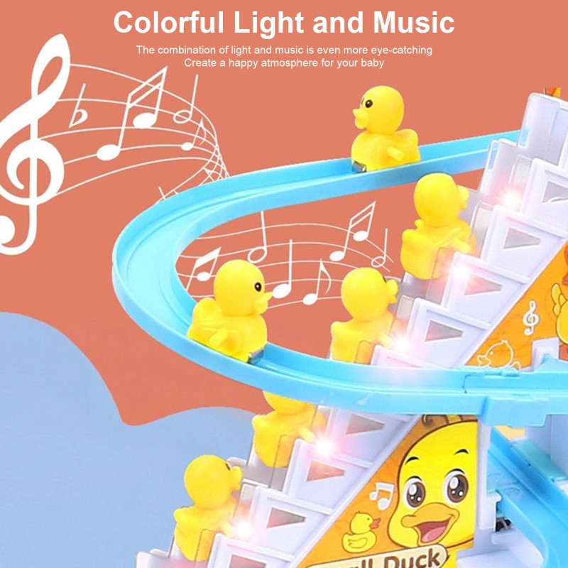 Electric Duck Race - Climbing Stairs Toy