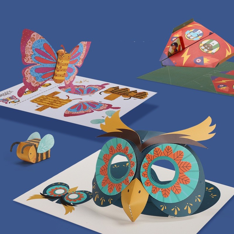 3D Paper Craft - Animal Model Kit Educational