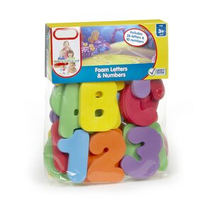Educational Bath Set - Eva Foam Letters Numbers