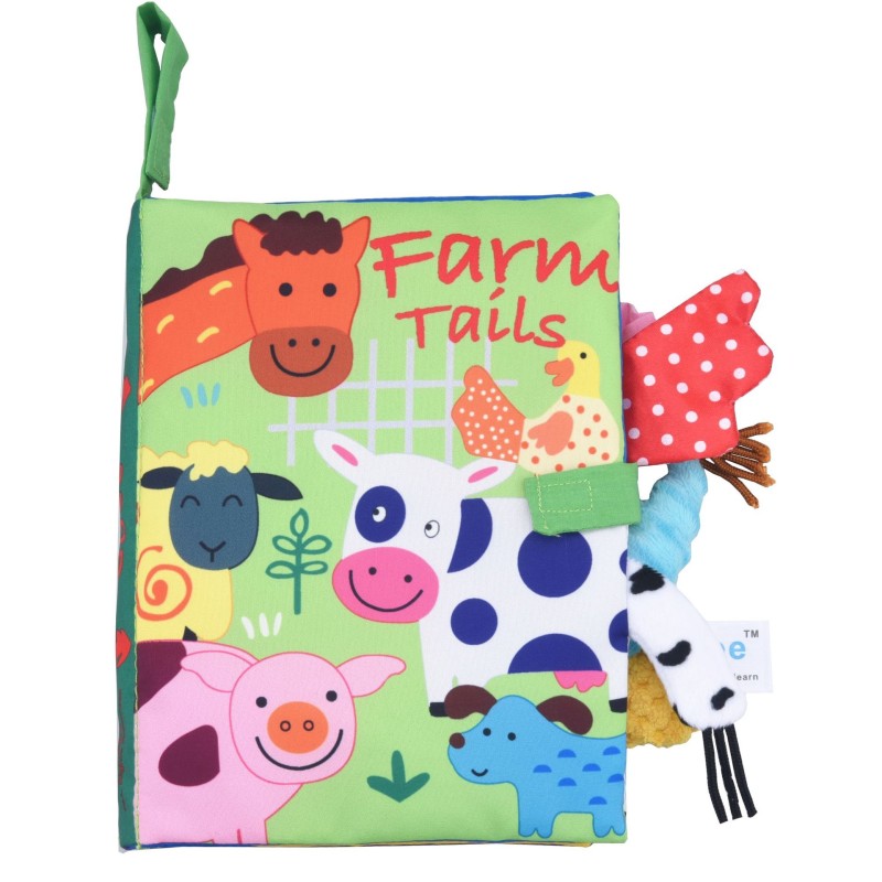 Fabric Cloth Book - Baby Sensory Activity Toy