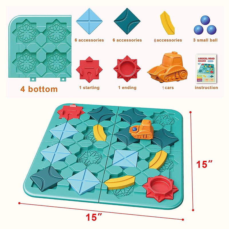 Logic Road Builder - Maze Game Educational