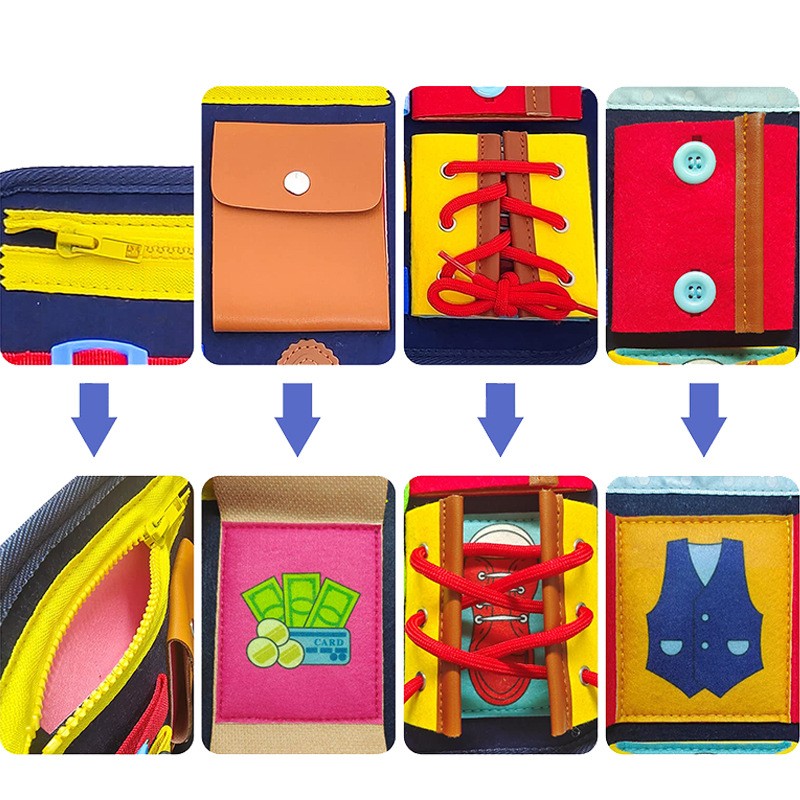 Felt Activity Book - Educational 5-7 Years