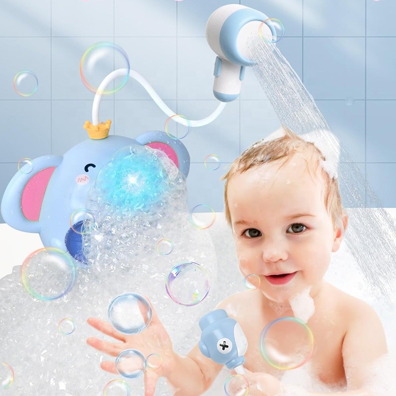 Electric Bubble Shower - Elephant Splash Bath Toy