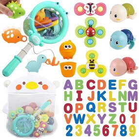 Anti-slip Bath Stickers - Alphabet Floating Set