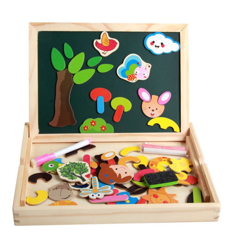 Magnetic Drawing Board - Double Side Animal