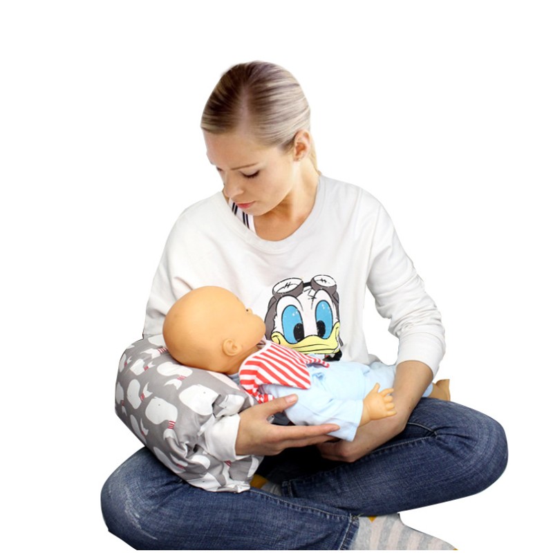 Nursing Pillow - 100% Cotton Breastfeeding