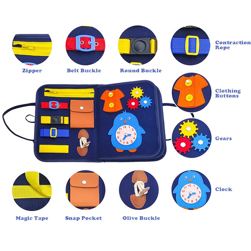 Felt Activity Book - Educational 5-7 Years