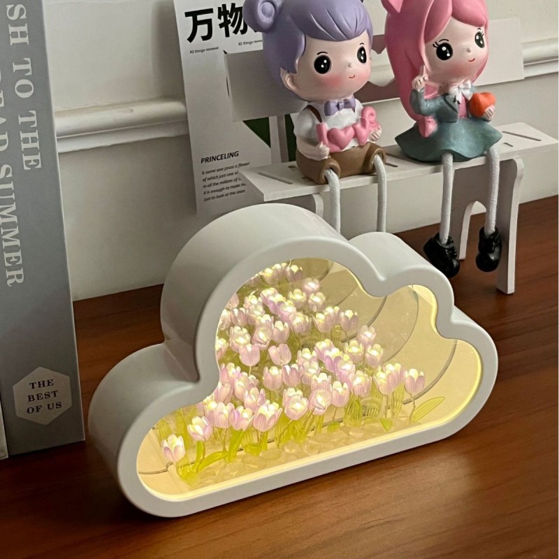 LED Cloud Lamp - DIY Tulip Shape Luminous