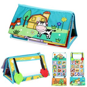 Black White Toy - High Contrast Tummy Time