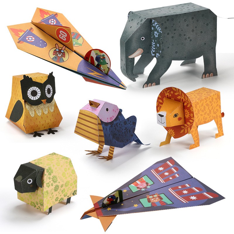 3D Paper Craft - Animal Model Kit Educational