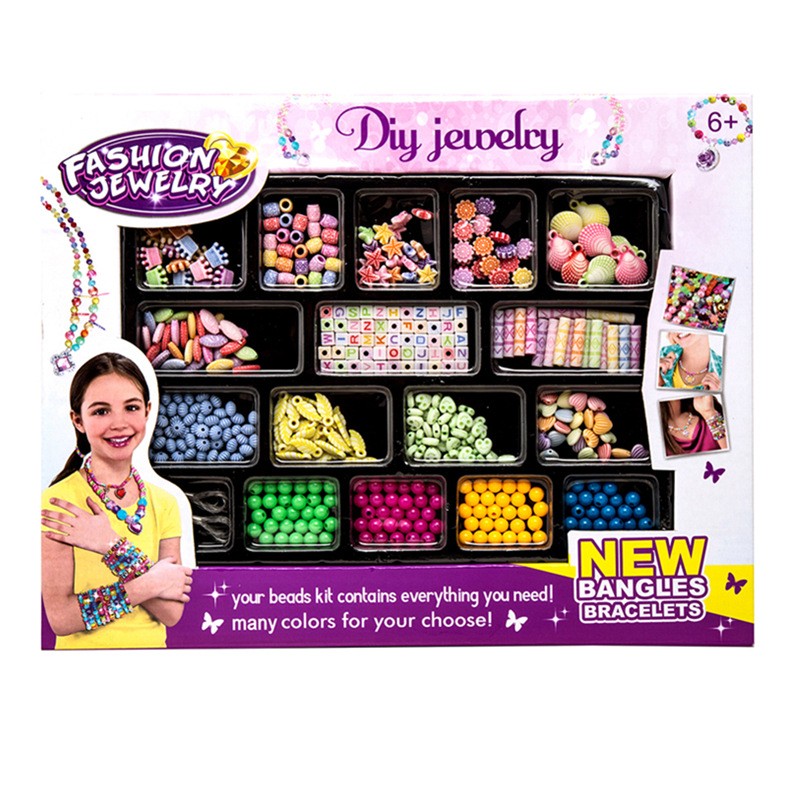 Jewelry Making Game - 24 Spaces Beads Threading
