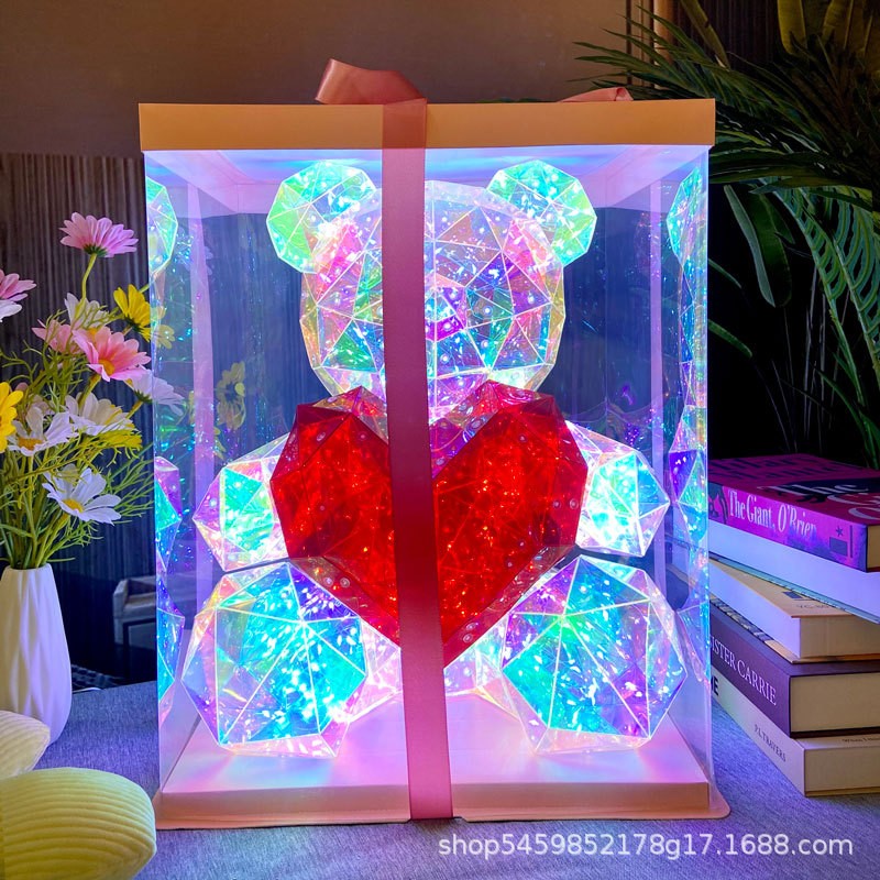 LED Teddy Bear - USB Glowing Film
