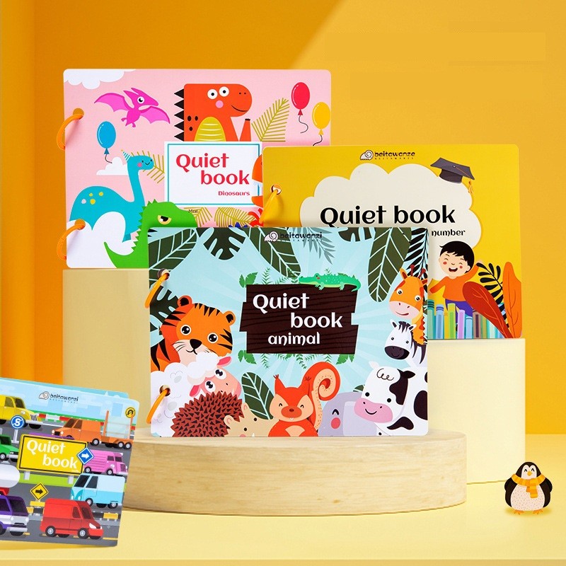 Autism Quiet Book - Preschool Toddler Montessori