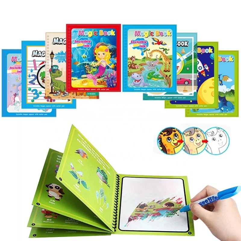 Magic Water Book - Reusable Drawing Coloring