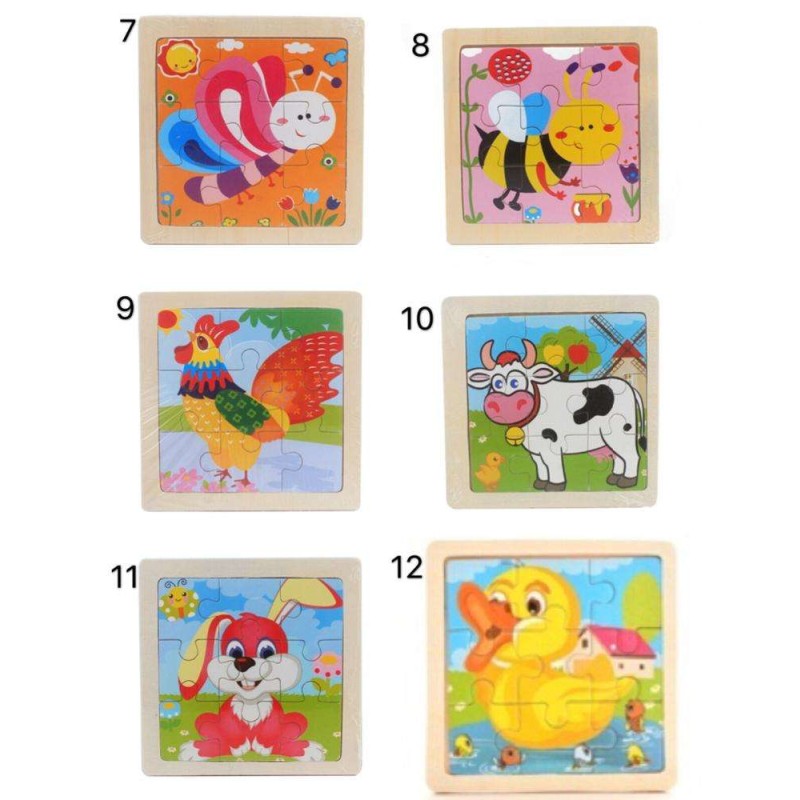 Wooden Puzzle - Children Educational Jigsaw