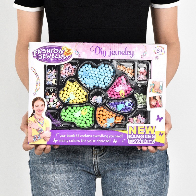 Bead Jewelry Kit - Colorful Bracelet Making