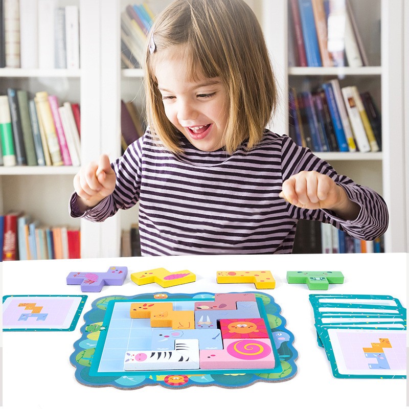 Magnetic Puzzle - Animal Geometric Jigsaw