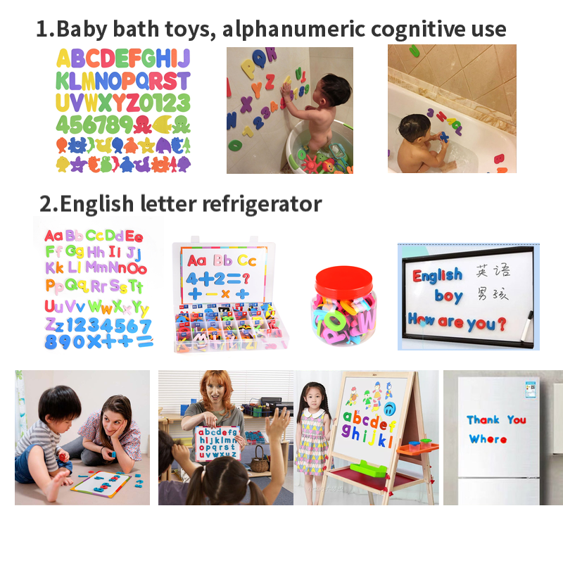 Educational Bath Set - Eva Foam Letters Numbers