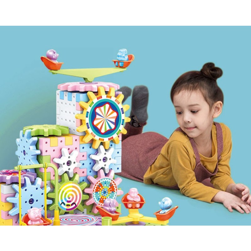 Science Building Blocks - Electric Gear Educational DIY