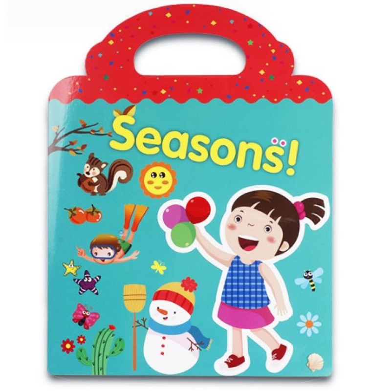 Scene Sticker Book - Removable Reusable Focus Training