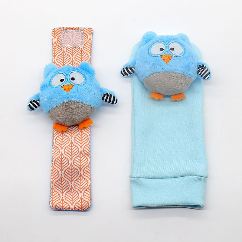 Baby Rattle Socks - Plush Foot Finder Toy