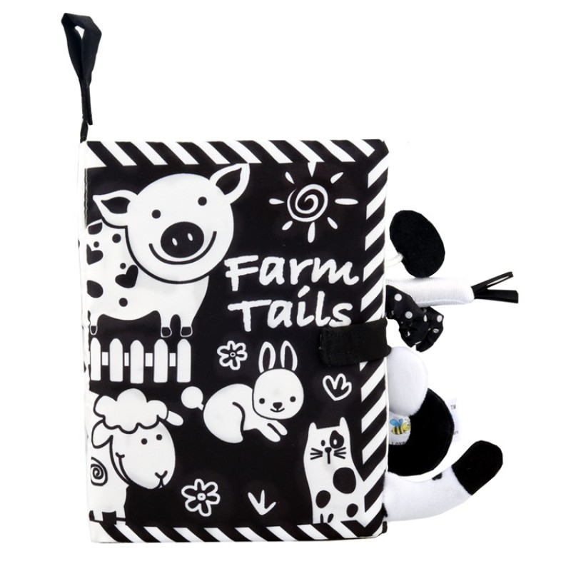 Fabric Cloth Book - Baby Sensory Activity Toy