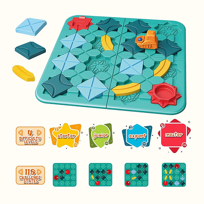 Logic Road Builder - Maze Game Educational