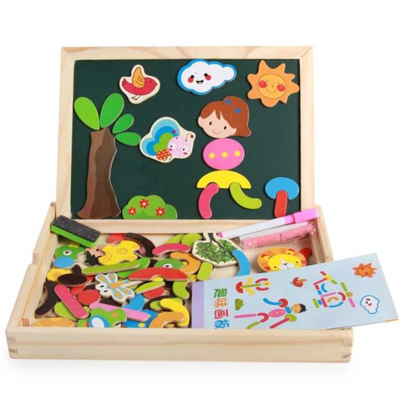 Magnetic Drawing Board - Double Side Animal