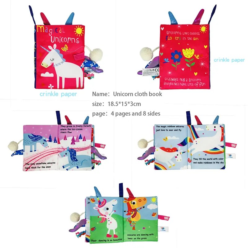 Animal Story Book - Soft Fabric Cloth Baby