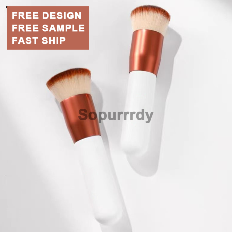Custom Makeup Brush Manufacturer - Flat Top Brush Mineral Powder Buffing Brush