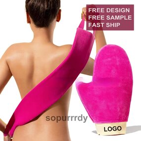 Custom Tanning Mitt Factory - Self Tanning Glove with Thumb Ultra Soft Mitt