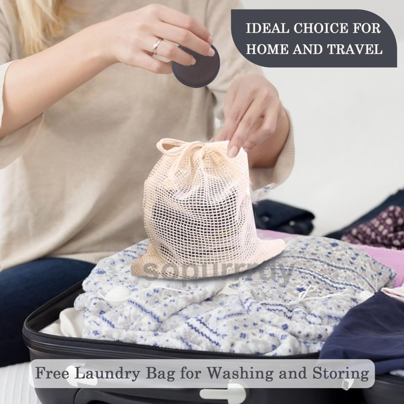 Custom Makeup Remover Pads Manufacturer - Reusable Bamboo Organic Face Cleansing Pads