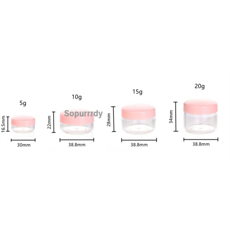 Custom Cosmetic Container Factory - Refillable Plastic Lip Skincare Jar Containers