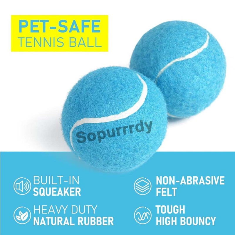Custom Dog Toy Factory - Mini Tennis Balls for Dogs Interactive Squeaky Toy