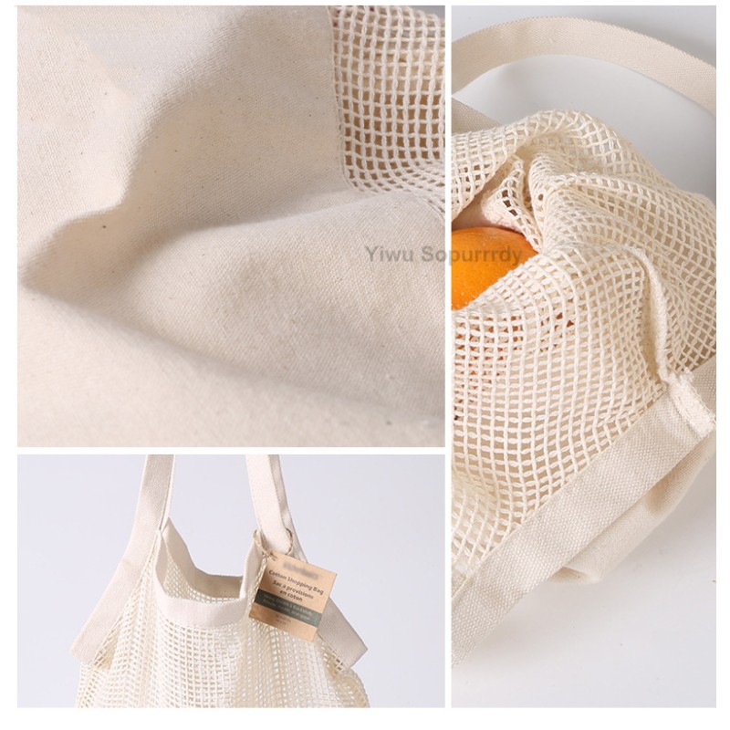 Large Mesh Bag Factory - Reusable Cotton Net String Grocery Produce Bag