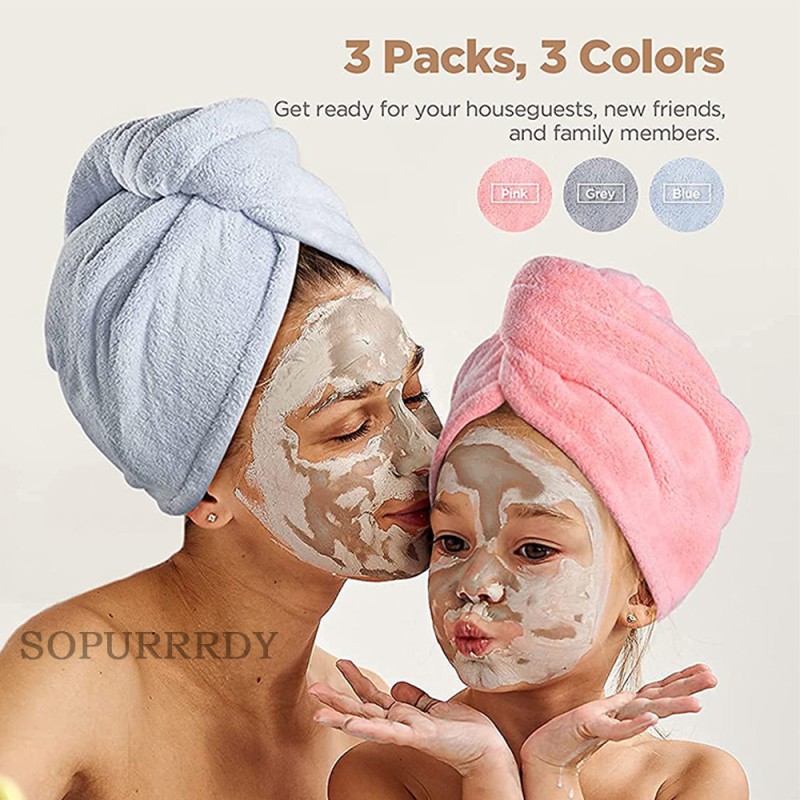 Custom Hair Towel Factory - Microfiber Anti Frizz Hair Wrap Turban Towels