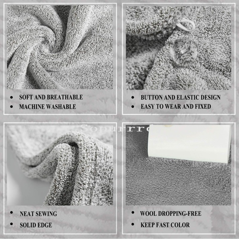 Custom Hair Towel Factory - Super Absorbent Quick Dry Rayon Hair Wrap