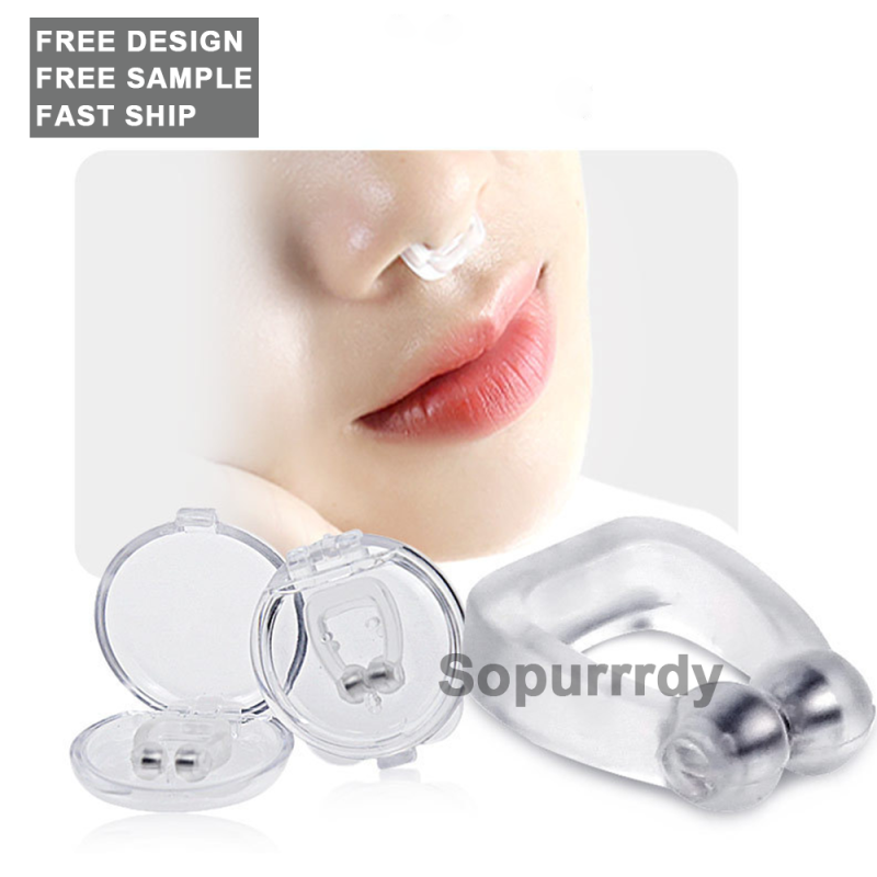 Custom Anti Snoring Device Factory - Silicone Magnetic Nose Clip Snoring Relief Aid